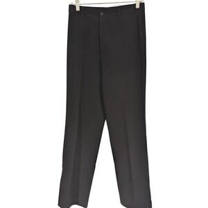 Vertigo Paris Black Straight Leg Dress Pants Made in France FR 38 US 6 High Rise
